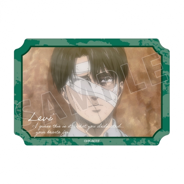 【グッズ-ステッカー】TVアニメ『進撃の巨人』 リヴァイ 場面写ダイカットステッカー vol.3
