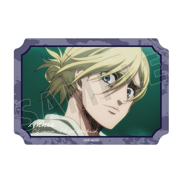 【グッズ-ステッカー】TVアニメ『進撃の巨人』 アニ 場面写ダイカットステッカー vol.3
