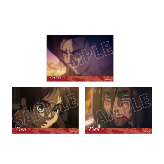【グッズ-ブロマイド】TVアニメ『進撃の巨人』 エレン 場面写ブロマイド3枚セット vol.2
