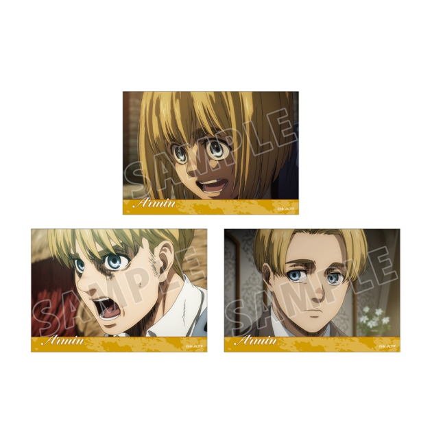 【グッズ-ブロマイド】TVアニメ『進撃の巨人』 アルミン 場面写ブロマイド3枚セット
