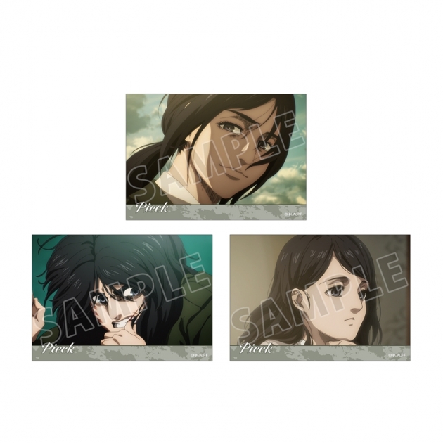 【グッズ-ブロマイド】TVアニメ『進撃の巨人』 ピーク 場面写ブロマイド3枚セット
