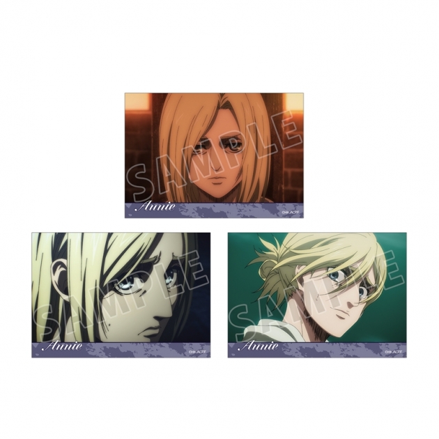 【グッズ-ブロマイド】TVアニメ『進撃の巨人』 アニ 場面写ブロマイド3枚セット
