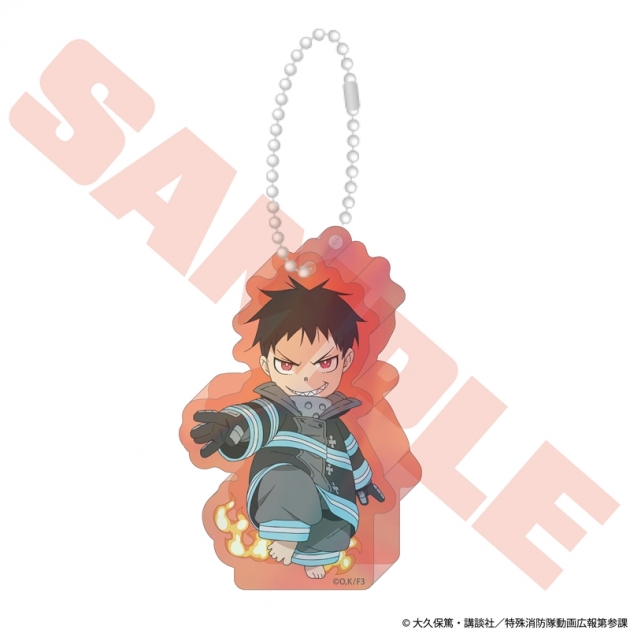 【グッズ-チャーム】TVアニメ『炎炎ノ消防隊 参ノ章』 ちびキャラスタンディングチャーム 森羅 日下部
