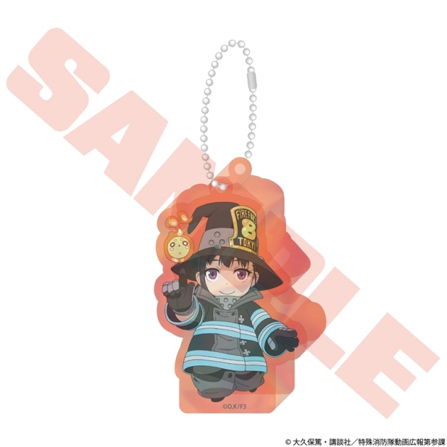 【グッズ-チャーム】TVアニメ『炎炎ノ消防隊 参ノ章』 ちびキャラスタンディングチャーム 茉希 尾瀬
