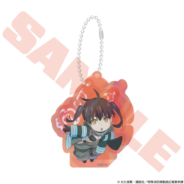 【グッズ-チャーム】TVアニメ『炎炎ノ消防隊 参ノ章』 ちびキャラスタンディングチャーム 環 古達
