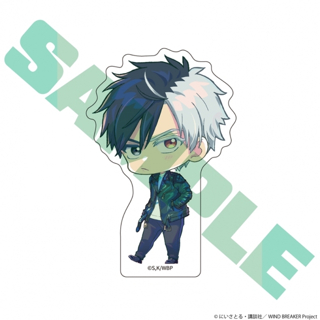 【グッズ-置きもの】TVアニメ「WIND BREAKER」 アクリルブロック 桜 遥
