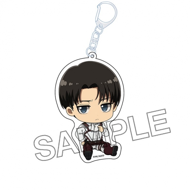 【グッズ-キーホルダー】TVアニメ『進撃の巨人』 ぺたん娘アクリルキーホルダー vol.2 リヴァイ
