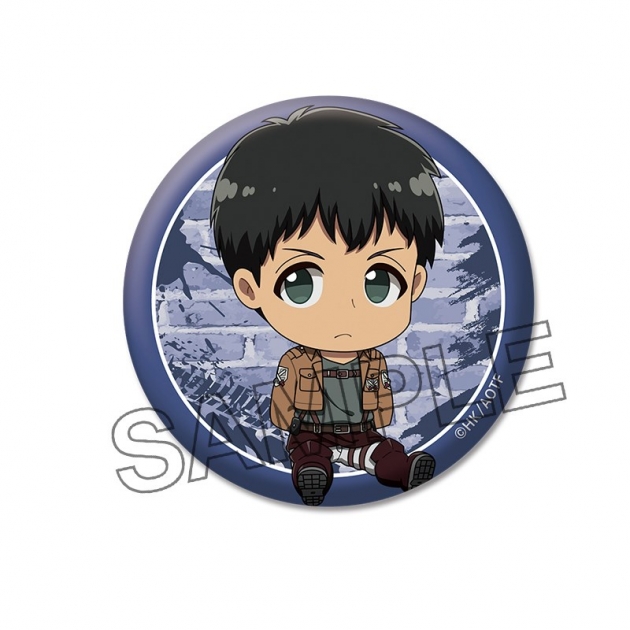 【グッズ-バッチ】TVアニメ『進撃の巨人』 ぺたん娘缶バッジ vol.2 ベルトルト
