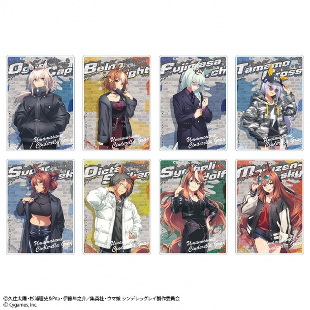 【グッズ-ステッカー】ウマ娘 シンデレラグレイ トレーディングアクリルステッカー rebellious style ver.
