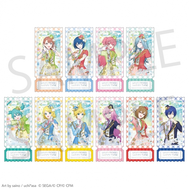 【グッズ-カード】プロジェクトセカイ カラフルステージ! feat. 初音ミク コネクトライブ MORE MORE JUMP!× ワンダーランズ×ショウタイム わん!もあ!HAPPY TIME チケット風カードセット[MORE MORE JUMP!]
