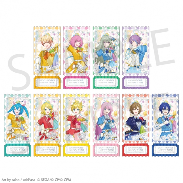 【グッズ-カード】プロジェクトセカイ カラフルステージ! feat. 初音ミク コネクトライブ MORE MORE JUMP!× ワンダーランズ×ショウタイム わん!もあ!HAPPY TIME チケット風カードセット[ワンダーランズ×ショウタイム]
