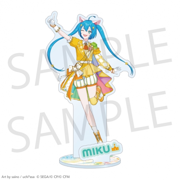 【グッズ-スタンドポップ】プロジェクトセカイ カラフルステージ! feat. 初音ミク コネクトライブ MORE MORE JUMP!× ワンダーランズ×ショウタイム わん!もあ!HAPPY TIME アクリルスタンド ワンダーランドのセカイの初音ミク
