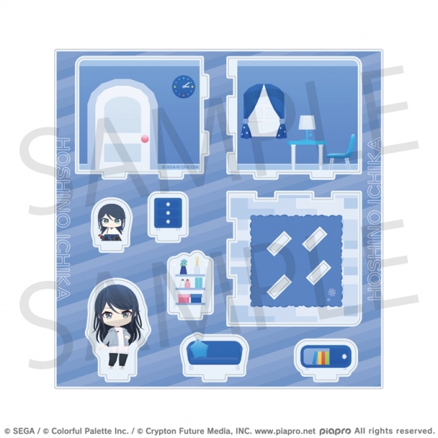 【グッズ-スタンドポップ】プロジェクトセカイ カラフルステージ! feat. 初音ミク マイセカイ アクリルルームジオラマ きらめく流星ルームシリーズ 星乃 一歌
