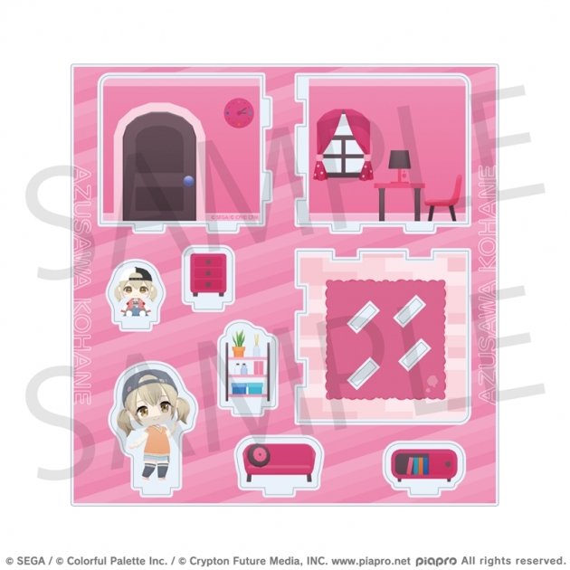 【グッズ-スタンドポップ】プロジェクトセカイ カラフルステージ! feat. 初音ミク マイセカイ アクリルルームジオラマ 鮮やかなユニゾンルームシリーズ 小豆沢 こはね
