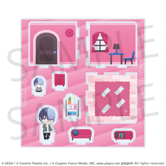 【グッズ-スタンドポップ】プロジェクトセカイ カラフルステージ! feat. 初音ミク マイセカイ アクリルルームジオラマ 鮮やかなユニゾンルームシリーズ 青柳 冬弥
