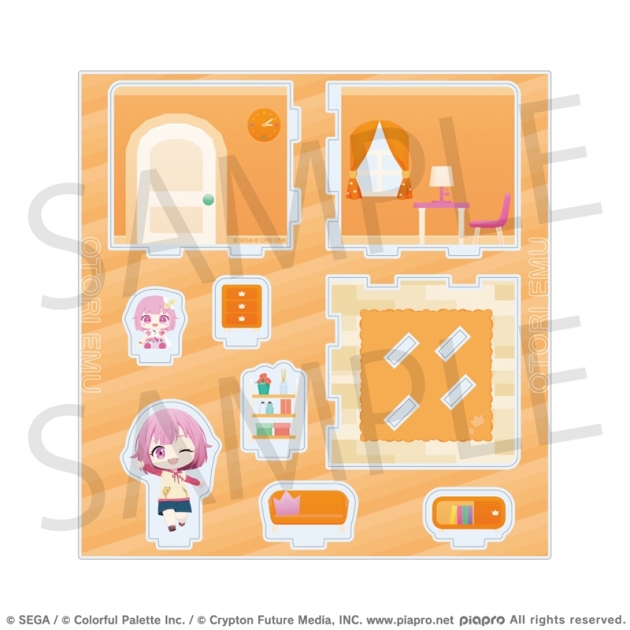 【グッズ-スタンドポップ】プロジェクトセカイ カラフルステージ! feat. 初音ミク マイセカイ アクリルルームジオラマ はじけるクラウンルームシリーズ 鳳 えむ
