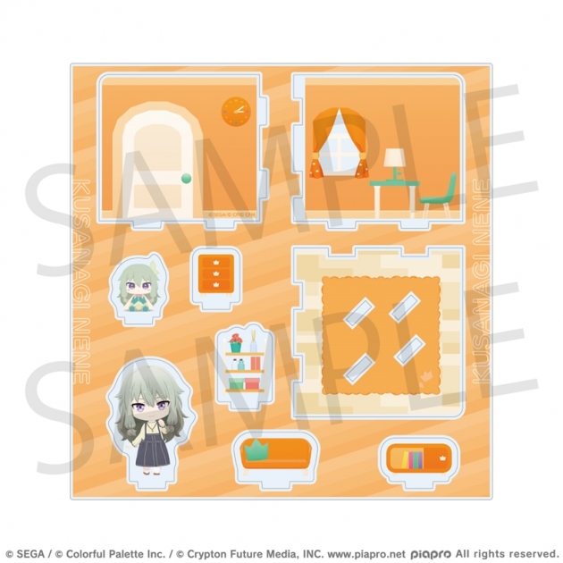 【グッズ-スタンドポップ】プロジェクトセカイ カラフルステージ! feat. 初音ミク マイセカイ アクリルルームジオラマ はじけるクラウンルームシリーズ 草薙 寧々
