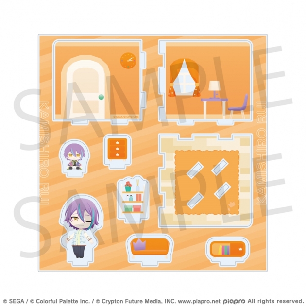 【グッズ-スタンドポップ】プロジェクトセカイ カラフルステージ! feat. 初音ミク マイセカイ アクリルルームジオラマ はじけるクラウンルームシリーズ 神代 類
