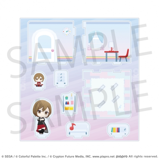 【グッズ-スタンドポップ】プロジェクトセカイ カラフルステージ! feat. 初音ミク マイセカイ アクリルルームジオラマ はじまりのメロディルームシリーズ ストリートのセカイのMEIKO
