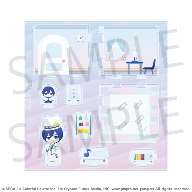 【グッズ-スタンドポップ】プロジェクトセカイ カラフルステージ! feat. 初音ミク マイセカイ アクリルルームジオラマ はじまりのメロディルームシリーズ ワンダーランドのセカイのKAITO
