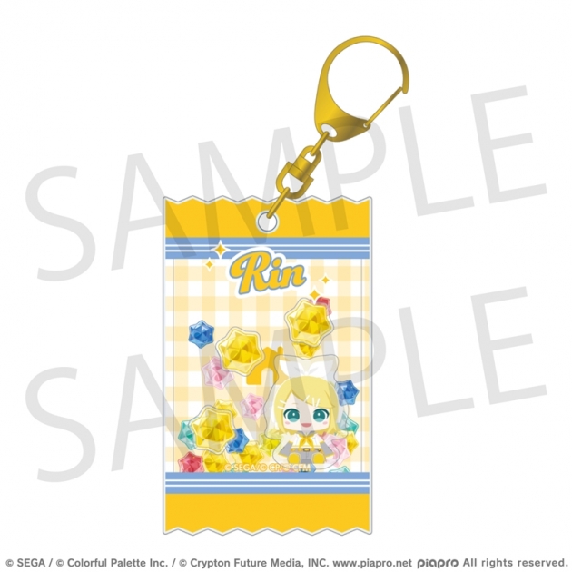 【グッズ-キーホルダー】プロジェクトセカイ カラフルステージ! feat. 初音ミク マイセカイ シャカシャカアクリルキーホルダー 鏡音リン
