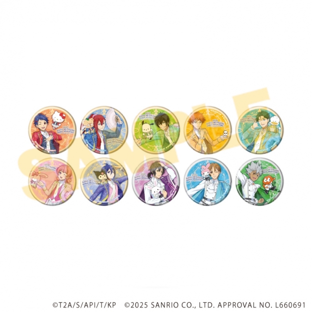 【グッズ-バッチ】KING OF PRISM-Your Endless Call- × サンリオキャラクターズ ホログラム缶バッジ01/ブラインド(全10種)(コラボイラスト)
