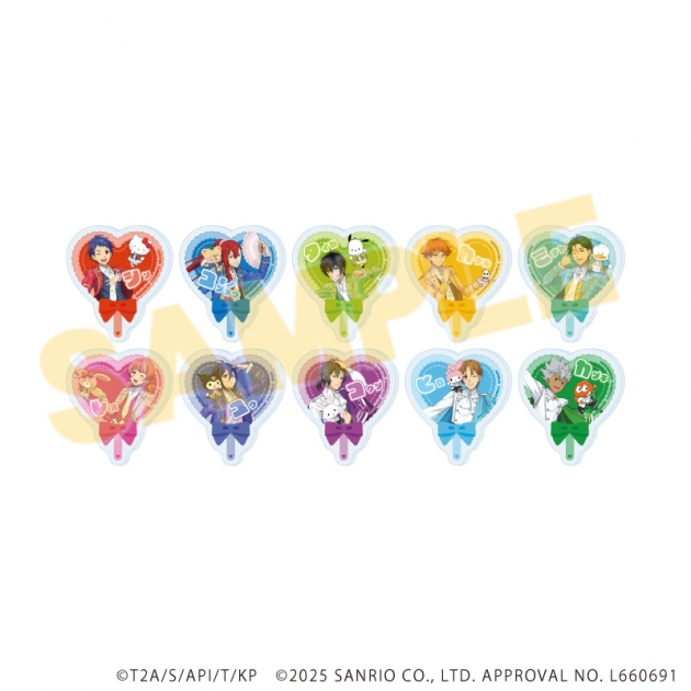 【グッズ-バッチ】KING OF PRISM-Your Endless Call- × サンリオキャラクターズ おなまえプレートバッジ01/ブラインド(全10種)(コラボイラスト)

