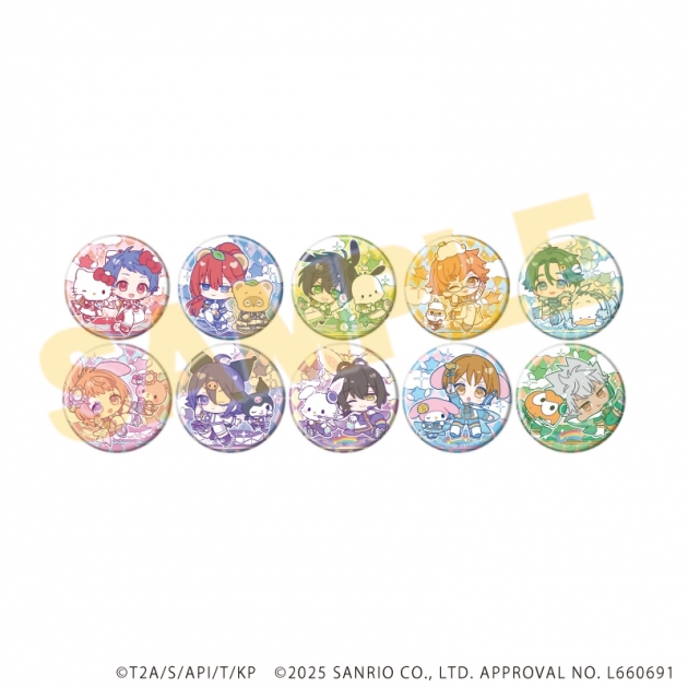 【グッズ-バッチ】KING OF PRISM-Your Endless Call- × サンリオキャラクターズ 缶バッジ01/ブラインド(全10種)(コラボイラスト)
