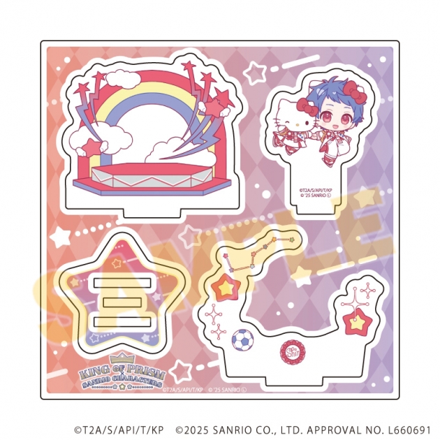 【グッズ-スタンドポップ】KING OF PRISM-Your Endless Call- × サンリオキャラクターズ アクリルスタンドプレート01/A(コラボイラスト)
