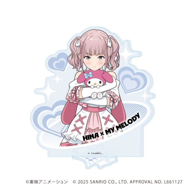 【グッズ-スタンドポップ】ガールズバンドクライ×サンリオキャラクターズ アクリルスタンド06/ヒナ×マイメロディ(コラボイラスト)
