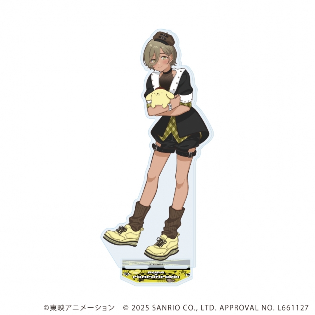 【グッズ-スタンドポップ】ガールズバンドクライ×サンリオキャラクターズ BIGアクリルスタンド05/ルパ×ポムポムプリン(コラボイラスト)
