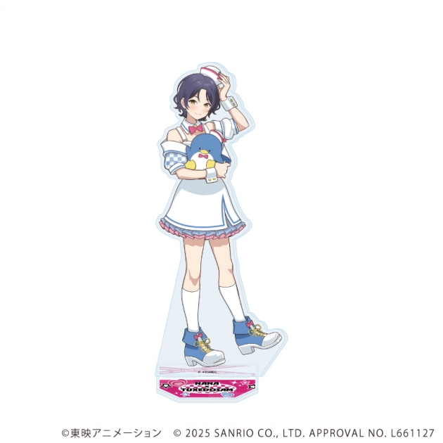 【グッズ-スタンドポップ】ガールズバンドクライ×サンリオキャラクターズ BIGアクリルスタンド07/ナナ×タキシードサム(コラボイラスト)
