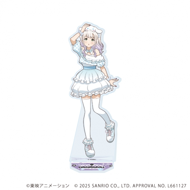 【グッズ-スタンドポップ】ガールズバンドクライ×サンリオキャラクターズ BIGアクリルスタンド09/アイ×シナモロール(コラボイラスト)
