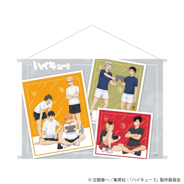 【グッズ-タペストリー】ハイキュー!! 描き下ろしB2横タペストリー 振り返りタイムVer.
