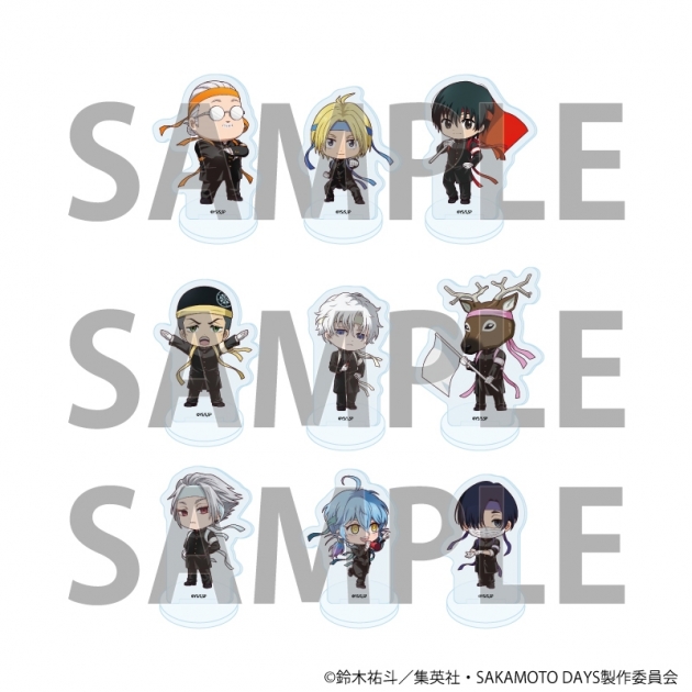 【グッズ-スタンドポップ】SAKAMOTO DAYS アクリルぷちスタンド08/応援団ver. ブラインド(全9種)(ミニキャライラスト)
