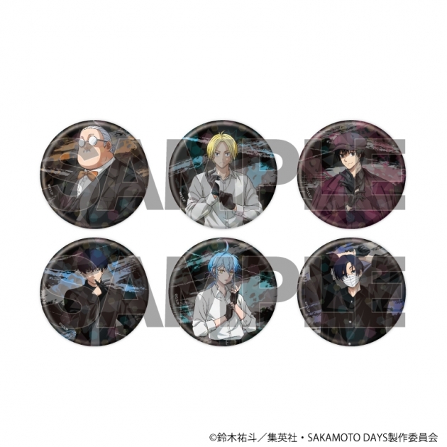 【グッズ-バッチ】SAKAMOTO DAYS ホログラム缶バッジ(57mm)24/革手袋ver. ブラインド(全6種)(描き下ろしイラスト)