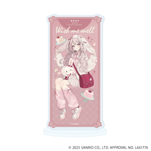 【グッズ-スタンドポップ】赤倉 × サンリオキャラクターズ アクリルスタンド28/ウィッシュミーメル(コラボイラスト)
