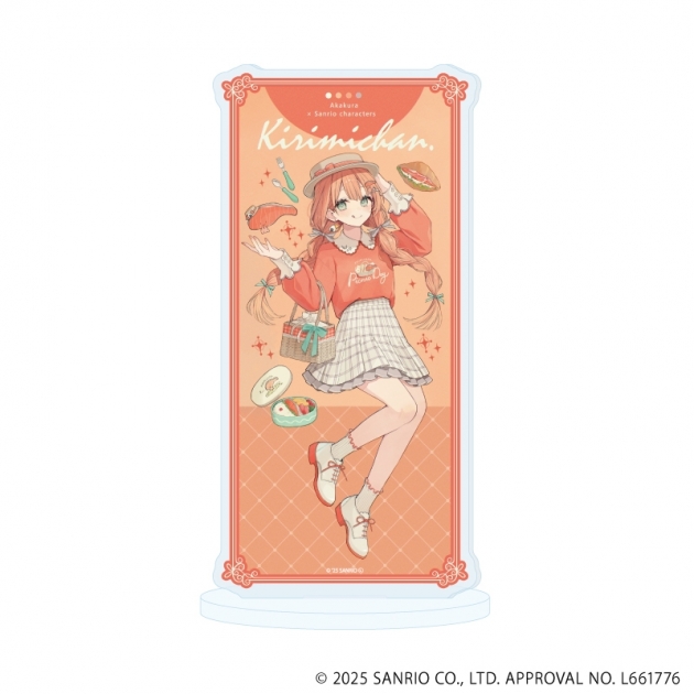 【グッズ-スタンドポップ】赤倉 × サンリオキャラクターズ アクリルスタンド31/KIRIMIちゃん.(コラボイラスト)
