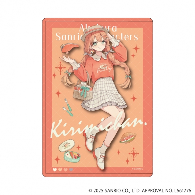 【グッズ-カードケース】赤倉 × サンリオキャラクターズ キャラクリアケース33/KIRIMIちゃん.(コラボイラスト)
