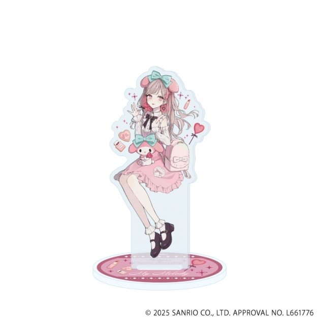 【グッズ-スタンドポップ】赤倉 × サンリオキャラクターズ アクリルスタンド39/マイメロディ(コラボイラスト)
