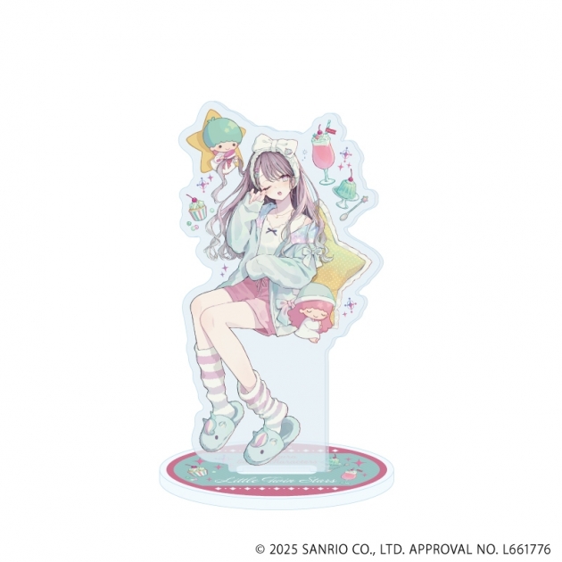 【グッズ-スタンドポップ】赤倉 × サンリオキャラクターズ アクリルスタンド43/リトルツインスターズ(コラボイラスト)
