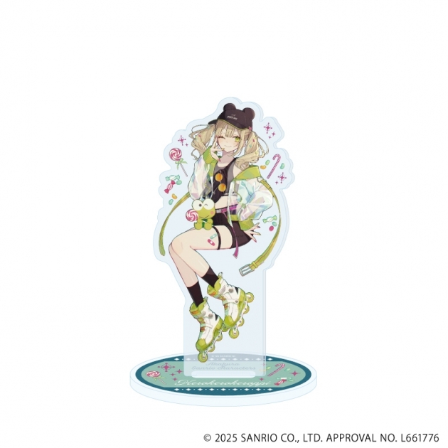 【グッズ-スタンドポップ】赤倉 × サンリオキャラクターズ アクリルスタンド45/けろけろけろっぴ(コラボイラスト)

