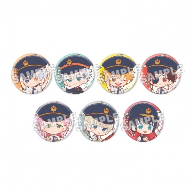 【グッズ-バッチ】JR東海×WIND BREAKER トレーディング缶バッジ(ミニキャラ)
