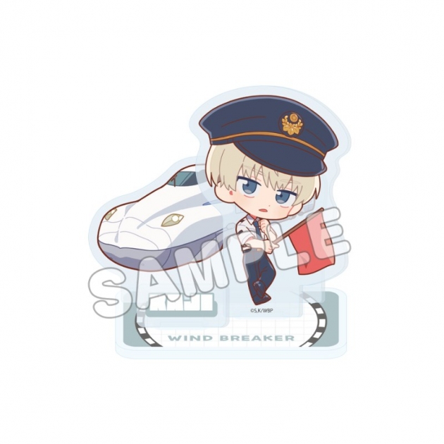 【グッズ-スタンドポップ】JR東海×WIND BREAKER アクリルスタンドプレート 梶蓮ver.
