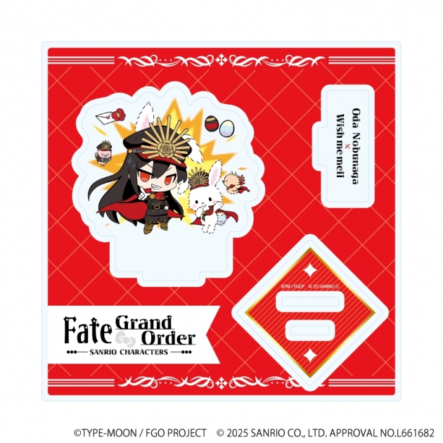 【グッズ-スタンドポップ】Fate/Grand Order × サンリオキャラクターズ アクリルスタンドプレート17/織田信長×ウィッシュミーメル(コラボイラスト)
