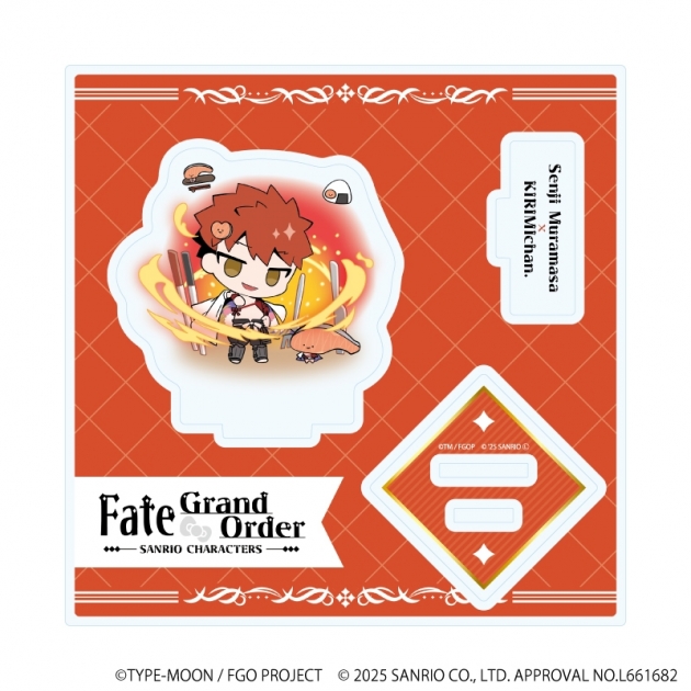 【グッズ-スタンドポップ】Fate/Grand Order × サンリオキャラクターズ アクリルスタンドプレート25/千子村正×KIRIMIちゃん.(コラボイラスト)
