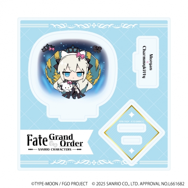 【グッズ-スタンドポップ】Fate/Grand Order × サンリオキャラクターズ アクリルスタンドプレート26/モルガン×チャーミーキティ(コラボイラスト)
