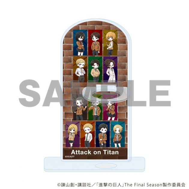 【グッズ-ペン立て】TVアニメ『進撃の巨人』 ペンスタ01/学生服ver.(グラフアートイラスト)
