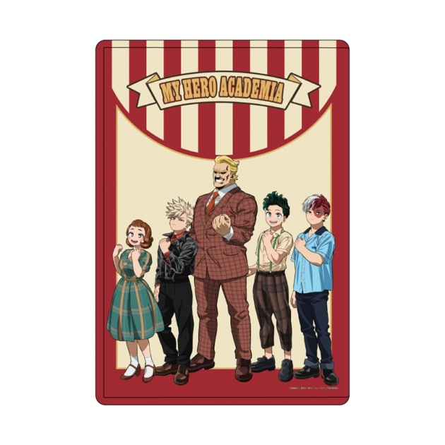 【グッズ-カードケース】僕のヒーローアカデミア キャラクリアケース アメリカンレトロVer.
