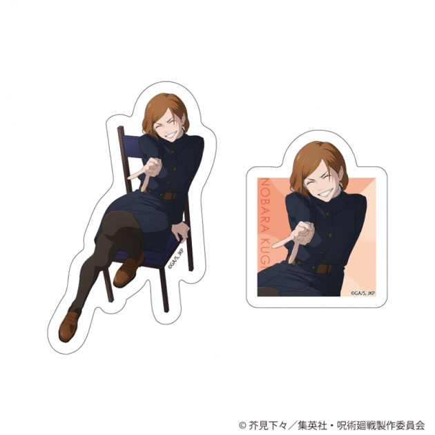 【グッズ-ステッカー】呪術廻戦 ステッカー2枚セット Class Photo 釘崎野薔薇
